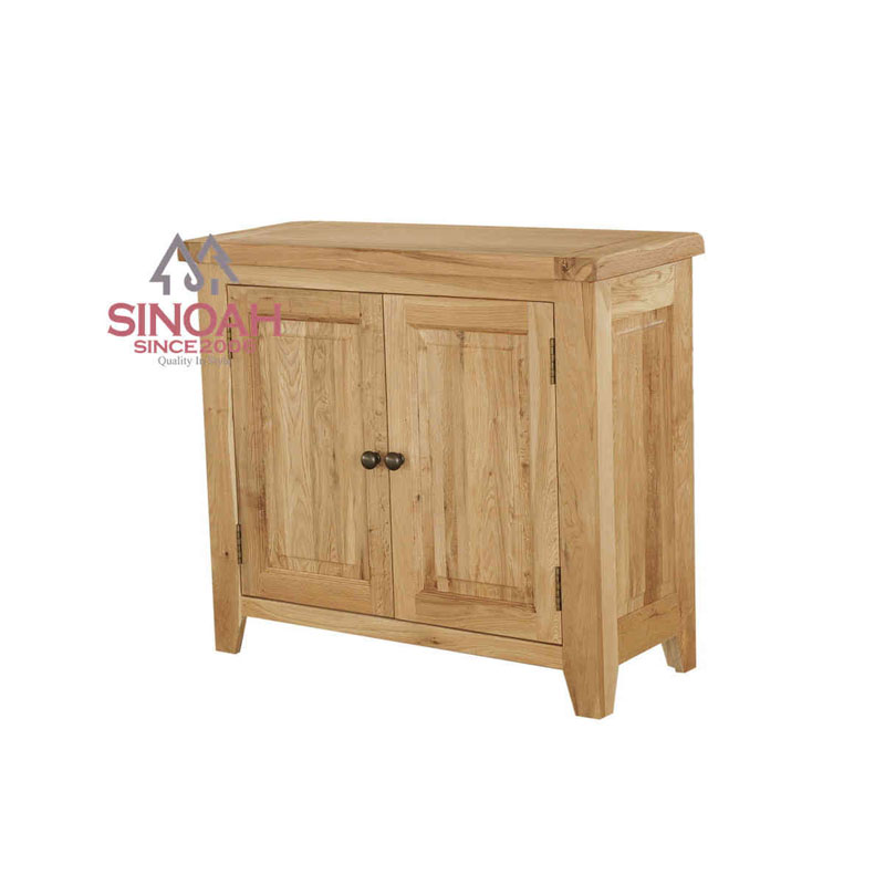 Credenza a 2 ante piccola in rovere rustico